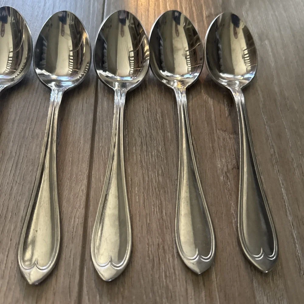 7‎ PCs Oval Place Soup Spoons Reed & Barton Select OVAL THREAD